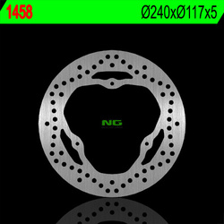 Tarcza hamulcowa tył yamaha x-max 125/250 r/a'11-'16 (240x117x5) (3x8,5mm)