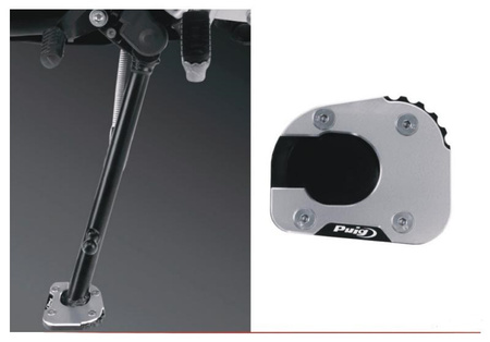 Poszerzenie stopki bocznej puig ze standardowym zawieszeniem do ktm 200 duke 12-15 czarne