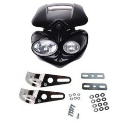 Owiewka z Reflektorami Soczewkowymi Ec czarna