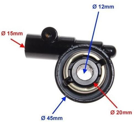 Napęd licznika prędkościomierza do skutera