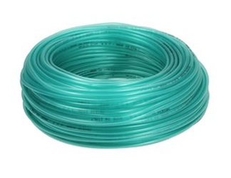 Przewód paliwa przeźroczysty (zielony) 4x7mm - 1 mb