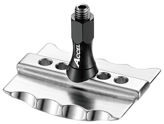 Trzymak opony 2,50 aluminiowy z nakrętką alu (wzmacniany)