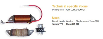 Dze cewka wzbudzenia +impulsator yamaha yfs200 blaster