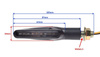 Kierunkowskaz led motocyklowe dynamiczne E24