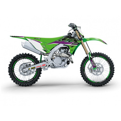 KOMPLET NAKLEJEK (OKLEIN) KAWASAKI KX 250F '25; KX 450F '24-'25 DREAM 5 KOLOR ZIELONY CZARNY
