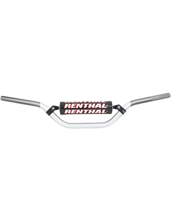 Kierownica 7/8 cala (22mm) mx mini handlebar silver/grey kawasaki kx 65 02-16 padded kolor srebrny/szary z gąbka