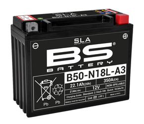 Bs akumulator b50-n18l-a3 (y50-n18l-a3) 12v 20ah 205x90x162 obsługowy - elektrolit osobno 250a (2) ue2019/1148