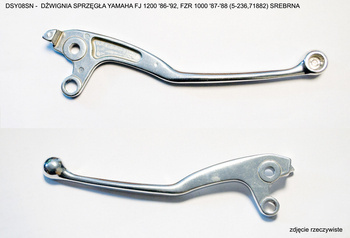 Dźwignia sprzęgła yamaha fj 1200 '86-'92, fzr 1000 '87-'88 (5-236,71882) srebrna