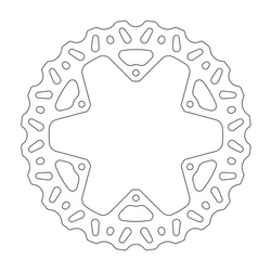 Tarcza hamulcowa tył nitro yamaha yz/yzf 245mm