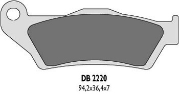 Klocki hamulcowe kh181 przód brembo - zastępują db2220mx-d oraz db2220qd-d