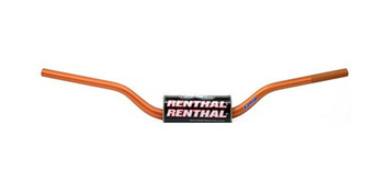 KIEROWNICA 1,1/8 CALA (28,6MM) MX FATBAR HANDLEBAR ORANGE KTM SX 85 2013 ON PADDED KOLOR POMARAŃCZOWY Z GĄBKĄ
