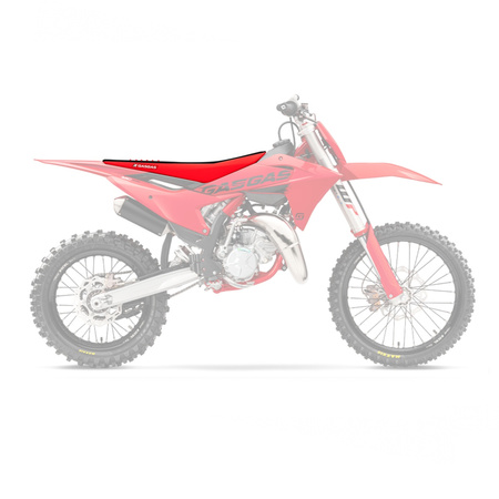 POKROWIEC / POSZYCIE NA SIEDZENIE GAS GAS MC 85 '25 DOUBLE GRIP 3 KOLOR CZERWONY CZARNY