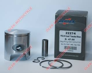 Vertex tłok polini, minarelli, yamaha 47,95mm sworzeń 10mm (pierścienie 53012004800 x 1 szt.)