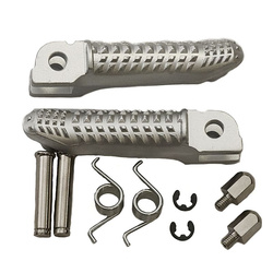 Zestaw podnóżków (podnóżki) kierowcy kompletny z mocowaniami bmw 1000rr '15-17 kolor srebrny