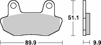Hamulcowe kh90 street ceramic kolor czarny