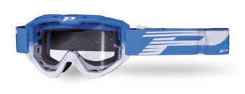 Gogle pg3450 lriot kolor niebieski biały (szyba pg3210, no fog, no scracht) (3450-327 tr) - - std cena 279,50