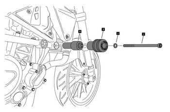 Crash Pady Puig Do Benelli Leoncino 250 20-22 Czarne