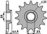 Zębatka przednia 2096 15 18nc laverda 750 96-00
