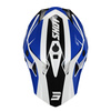 Kask enduro cross Shot Pulse Revenge biały/niebieski/czarny połysk