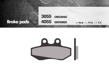 Klocki hamulcowe kh167 spiek metaliczny (złote) (ft 4055)