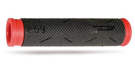 manetki pg807 atv / jet ski / mtb (22+22mm, dł.120mm) kolor czarny/czerwony(dwuskładnikowe) (808-149)