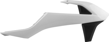 OSŁONY CHŁODNICY (KOMPLET) KTM SX/SXF '16-'18; EXC/EXCF '17-'19 KOLOR BIAŁY/CZARNY