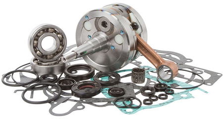 ZESTAW NAPRAWCZY DOŁU SILNIKA YAMAHA YZ 125 '02-'04 (WAŁ KORBOWY, ŁOŻYSKA, USZCZELNIACZE, USZCZELKI)