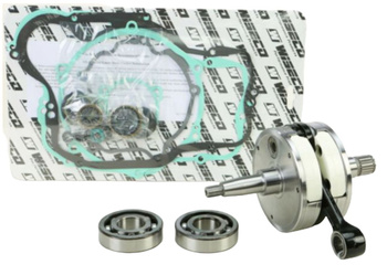 Wiseco wał korbowy kawasaki kx 250 '02-'04 (z łożyskami i uszczelniaczami na wał oraz kompletem uszczelek na dół silnika) (hr4017)