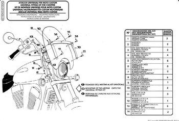Mocowanie szyby do zestawów ka100b/n