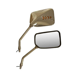 LUSTERKO Z KIERUNKOWSKAZEM HONDA CBF 500N / 600N '04-'05, CB 600 HORNET '03-'06, CBF 500FX '13-'18, CB 1300F '03-'12, CB 400SF '92-'13, NSS 250, VT 125C SHADOW LEWE (OEM: 88220-MBZ-K00) CHROMOWANE