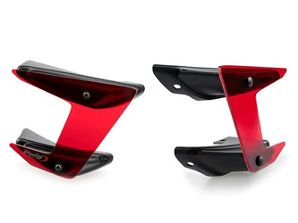 Boczne Spoilery Dociskowe Do Kawasaki Z H2 20-21 Czerwone