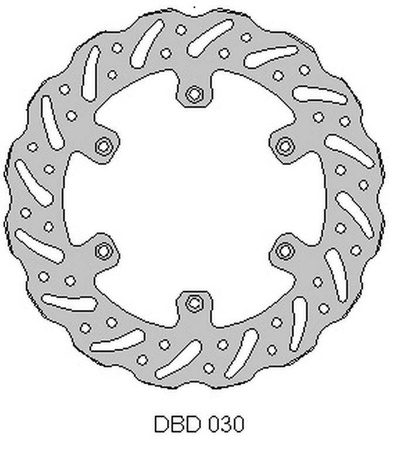 Tarcza hamulcowa przód yamaha wr 125 yz 125 wr/yz 250 (245x118x3mm)