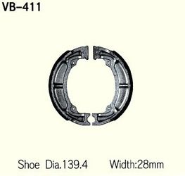 Szczęki Hamulcowe Vesrah Vb-411