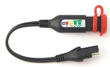 OPTIMATE PRZEWÓD ZE WSKAŹNIKIEM NAŁADOWANIA I ZŁĄCZAMI SAE (STD, AGM, GEL) (DŁUGOŚĆ 15CM) (EL)