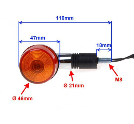 Kierunkowskaz przedni prawy Suzuki Bandit 250 400