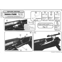 Stelaż Kufra Centralnego Yamaha Xt 600e (95-02) ( Bez Płyty )