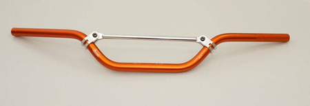 Kierownica aluminiowa z poprzeczką (22,2mm) mx mini kolor pomarańczowy (szer. 732mm, wys. 100mm)