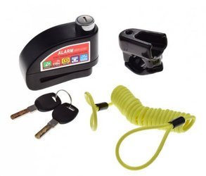 Blokada tarczy hamulcowej z Alarmem Unit czarna