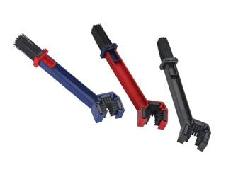 Szczotka do czyszczenia łańcuch a kolor czerwony