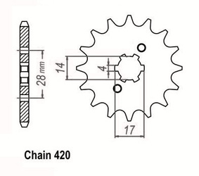Zebatka Napedowa Sunstar Sunf123-13 (Wycofana Z Produkcji)
