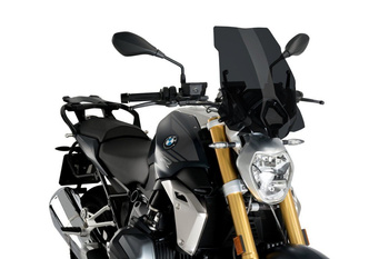 Szyba Touring Nowej Generacji Puig Do Bmw R1250r 19-22  (Bez Oryginalnego Wspornika Bmw) Mocno Przyciemniona