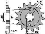Zębatka przednia 293 15 18nc honda xl 600v transalp (87-88) (jtf293.15) (łańc. 525)