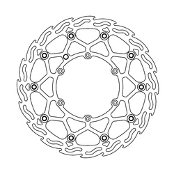 Tarcza pływająca przód 320m (supermoto) pasuje do ktm, husqvarna,husaberg