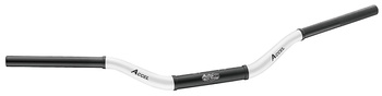 Kierownica aluminiowa (28,6mm) taper mx wzór yamaha yz wysoka (7075-t6) ergal dwukolorowa biały+czarny (szer. 803mm, wys. 92mm)