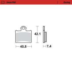 Klocki hamulcowe kh602 sinter pro oem: 11 (sinterpro racing ng) ktm sx 85 '11-, 250/350 freeride '14- husqvarna tc85 '14 tył
