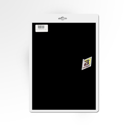 Komplet naklejek (oklein) (folia crystall 0,4 mm) 3 x arkusz 47x33cm, kolor czarny