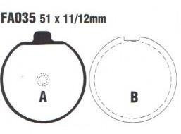 Klocki hamulcowe Suzuki GS 400 750 850