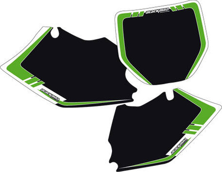 Tła pod numery startowe kawasaki kxf 250 '04-'05 kolor czarny 