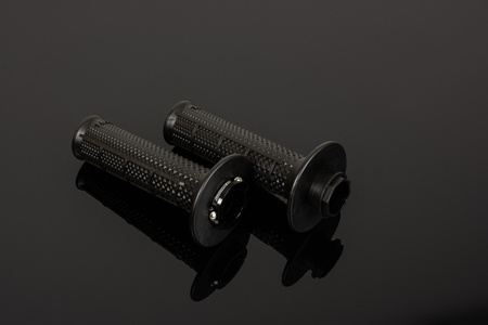 MANETKI MX R-WORKS LOCK-ON ULTRATACKY (TAPERED) KOLOR CZARNY