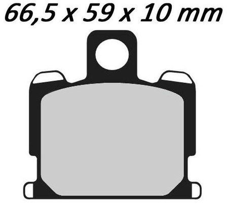 Klocki hamulcowe Yamaha XJ 750 Seca Yamaha XV 1000 SELOCKI HAMULCOWE EBC FA070